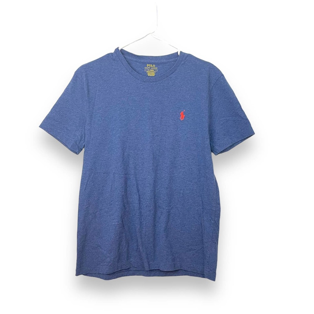 Polo Ralph Lauren Custom Slim Fit M - 175/96A Mens Blue crew neck
